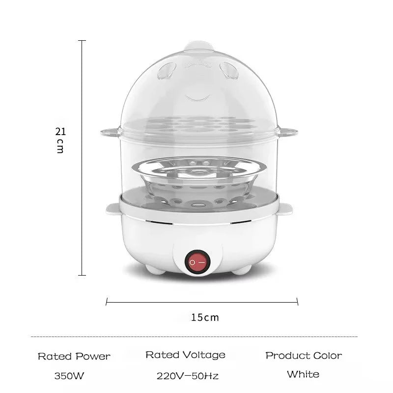Zentrivo Double Layer Multifunctional Electric Egg Cooker