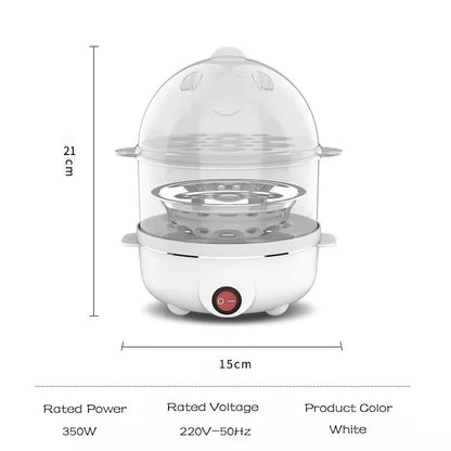 Zentrivo Double Layer Multifunctional Electric Egg Cooker