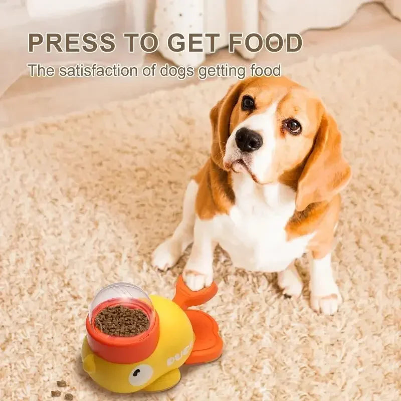 Zentrivo Interactive Cartoon Duck Dog Puzzle Feeder