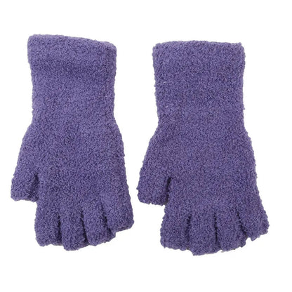 Zentrivo Winter Comfort Knit Half Finger Gloves