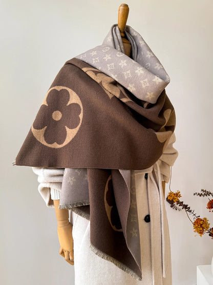 Zentrivo Luxury Faux Cashmere Winter Scarf Neck Warmer