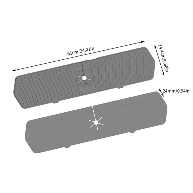 Zentrivo Silicone Kitchen Sink Splash Guard