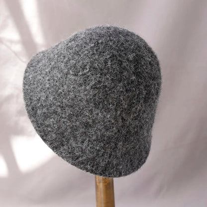 Zentrivo Women's Winter Wool Bucket Hat