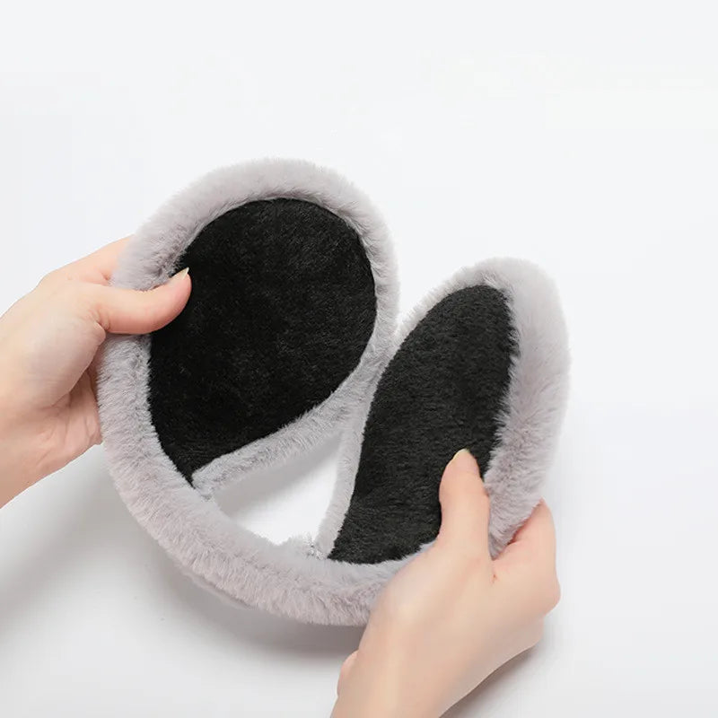 Zentrivo Plush Winter Ear Muffs with Earpiece