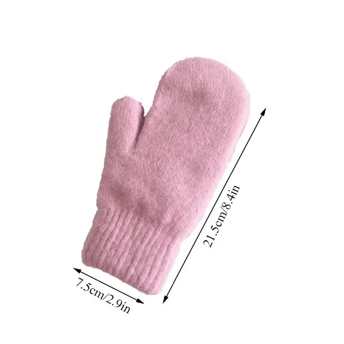 Zentrivo Cashmere Knit Mittens Winter for Women