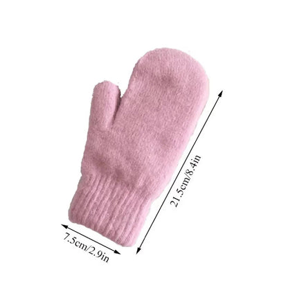 Zentrivo Cashmere Knit Mittens Winter for Women
