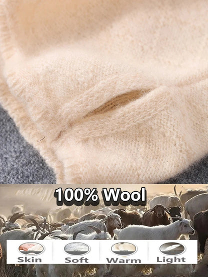 Zentrivo Merino Wool Face Mask and Winter Scarf