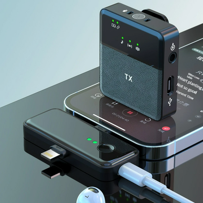 Zentrivo Wireless Bluetooth Lavalier Lapel Microphone