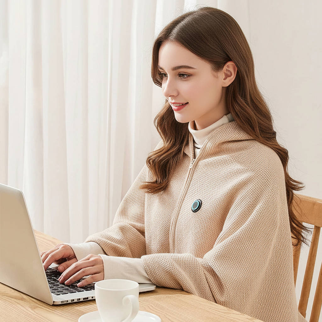 Zentrivo Portable Heated Shawl Blanket