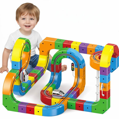 Zentrivo Magnetic Train Track Toy