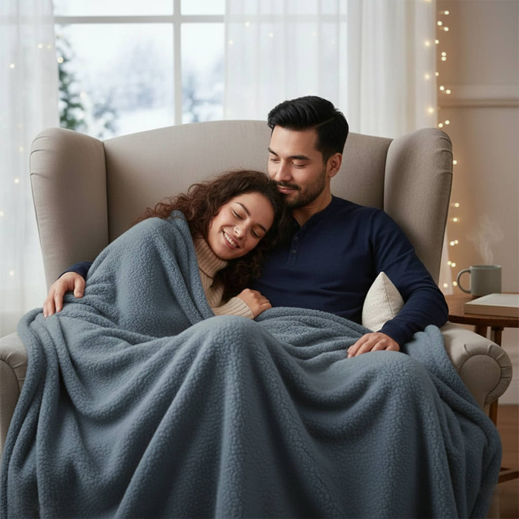 Zentrivo Waterproof Blanket for Couples