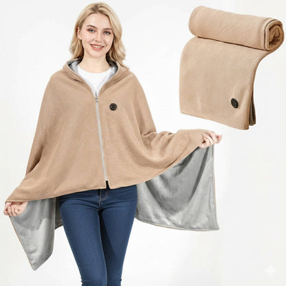 Zentrivo Portable Heated Shawl Blanket