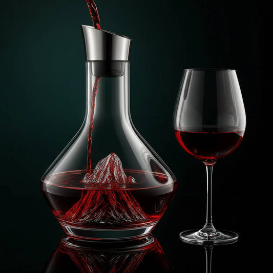 Zentrivo Crystal Glass Wine Decanter Aerator Carafe