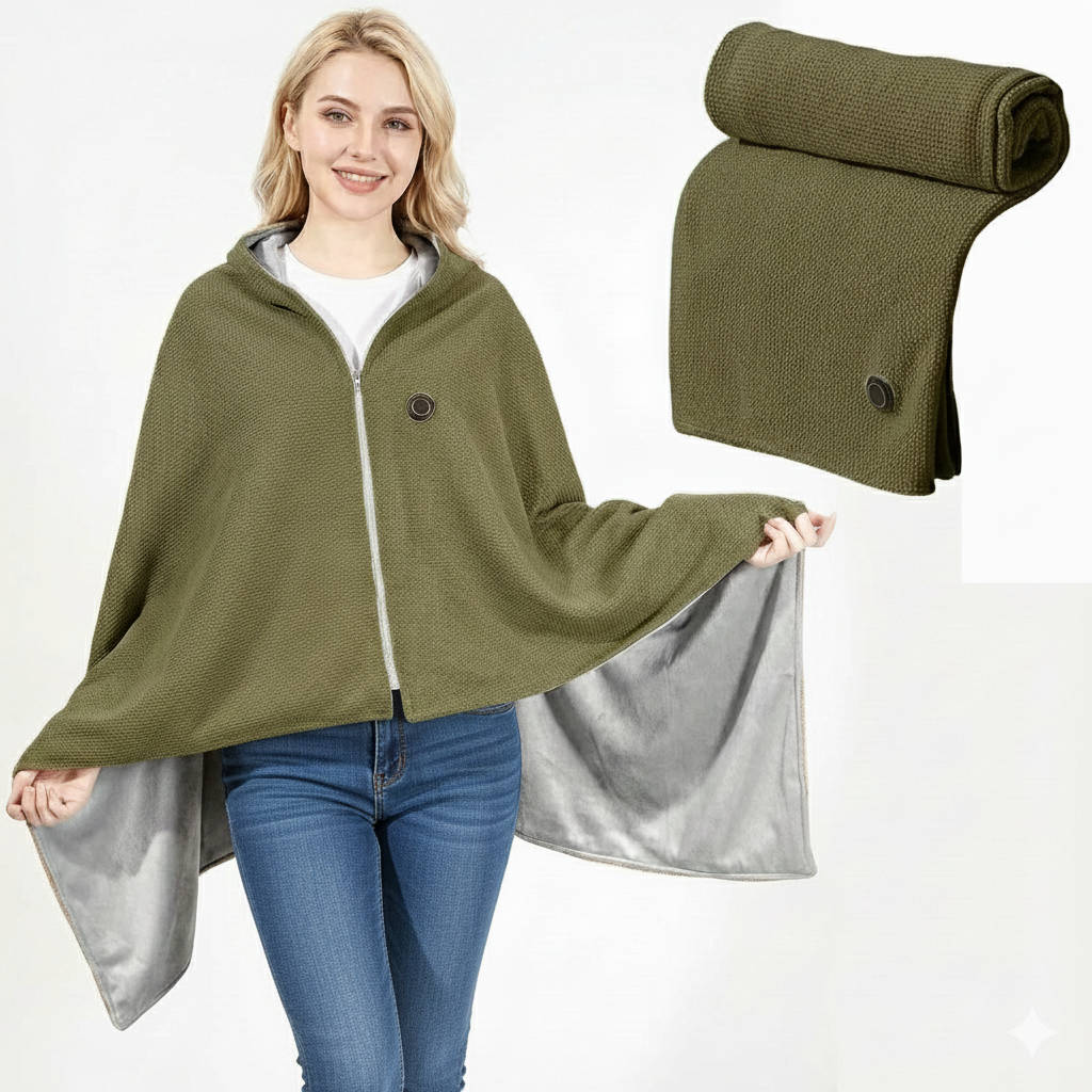 Zentrivo Portable Heated Shawl Blanket