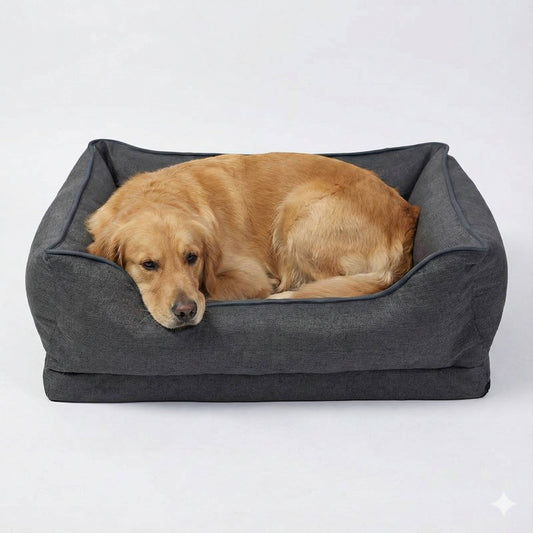 Zentrivo Orthopedic Anti Slip Car Dog Bed Back Seat