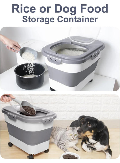 Zentrivo Foldable Large Capacity Food Storage