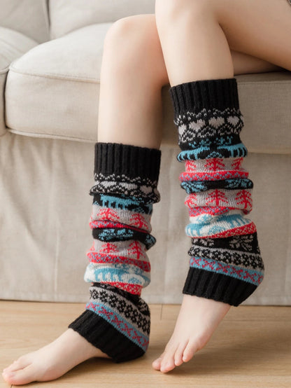 Zentrivo Cozy Knit Leg Warmer for Fall and Winter
