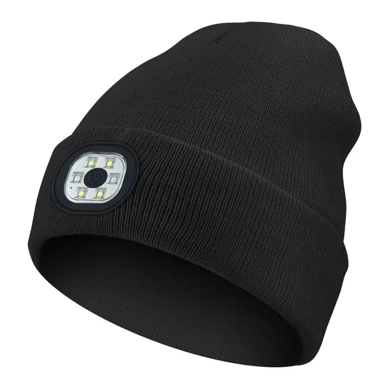 Zentrivo Rechargeable LED Beanie Hat for Winter