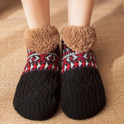 Zentrivo Snow Pattern Warm Socks for Winter