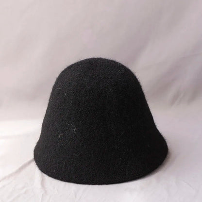 Zentrivo Women's Winter Wool Bucket Hat