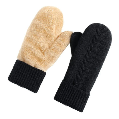 Zentrivo Double Layer Fleece Lined Winter Mittens