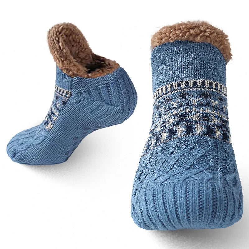 Zentrivo Snow Pattern Warm Socks for Winter
