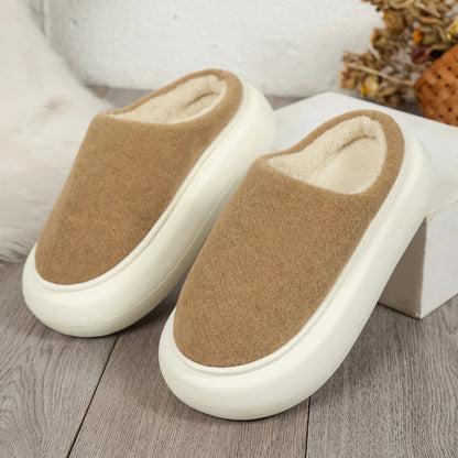 Zentrivo Warm Plush Indoor Winter Slippers for Women