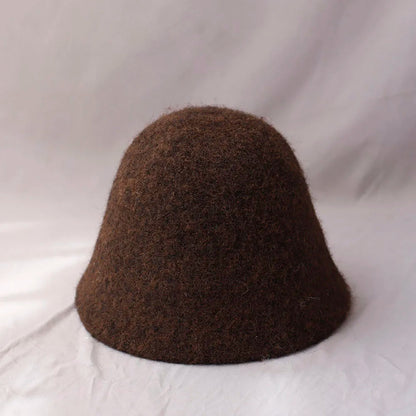 Zentrivo Women's Winter Wool Bucket Hat