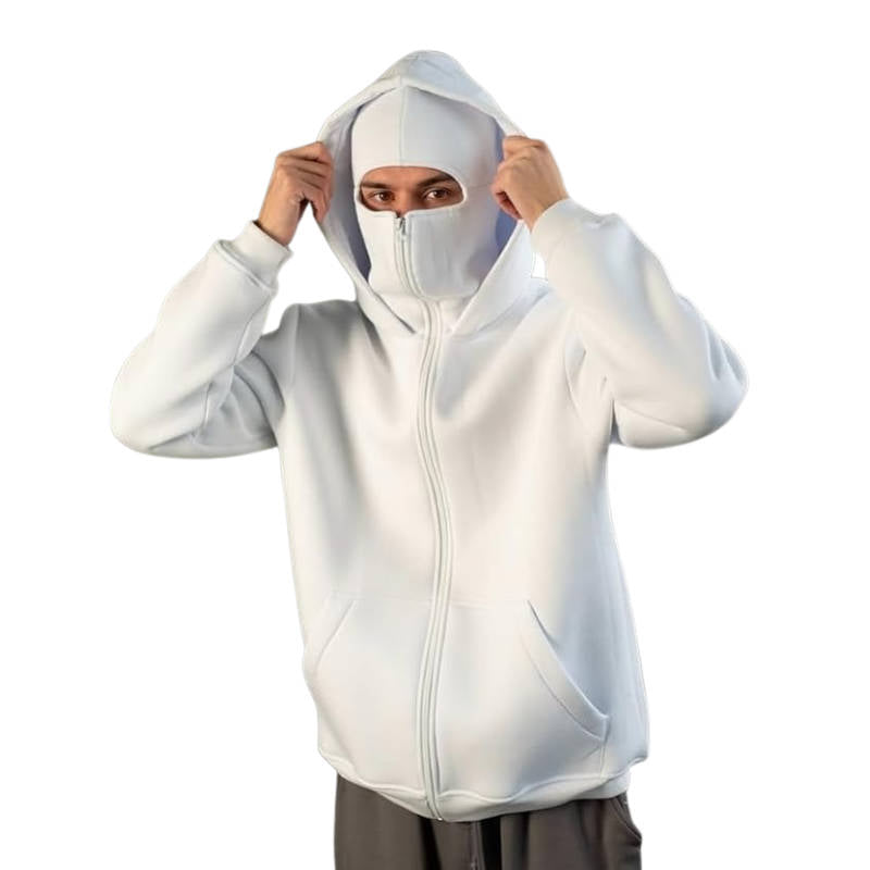 Zentrivo Unisex Full Zip Balaclava Hoodie