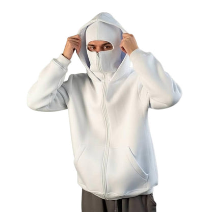Zentrivo Unisex Full Zip Balaclava Hoodie