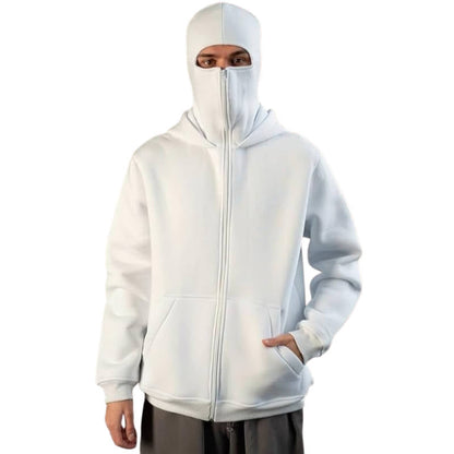 Zentrivo Unisex Full Zip Balaclava Hoodie