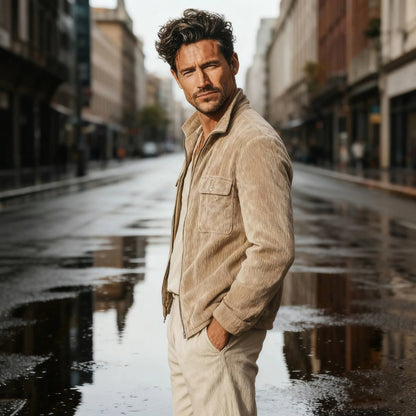 Zentrivo Men's Corduroy Jacket