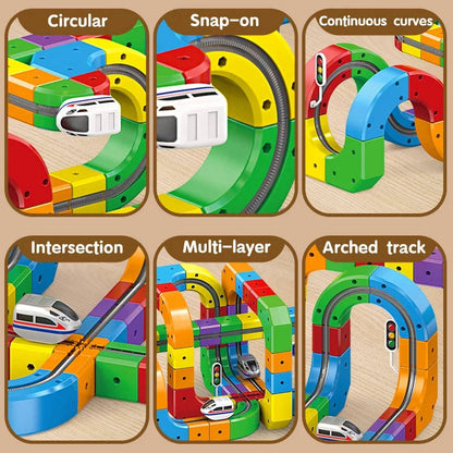 Zentrivo Magnetic Train Track Toy