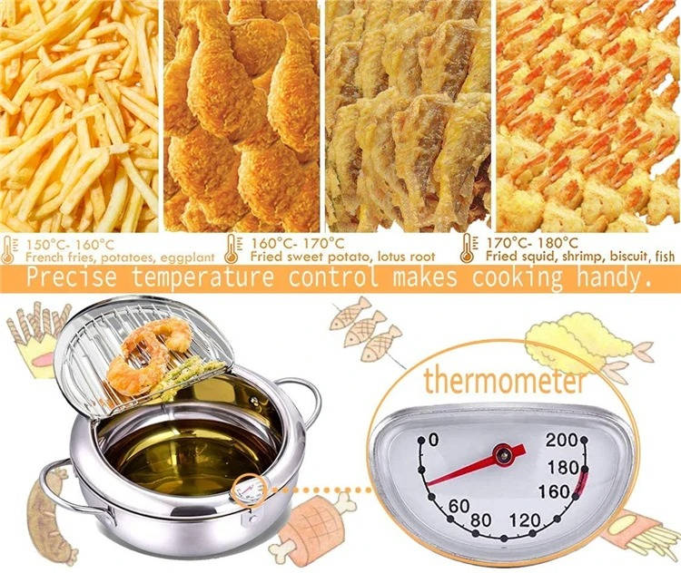 Zentrivo Japanese Deep Frying Pot