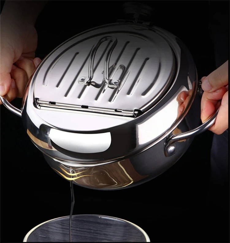 Zentrivo Japanese Deep Frying Pot