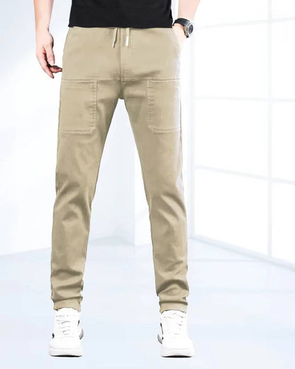 Zentrivo Men's High Stretch Cargo Pants with Pockets