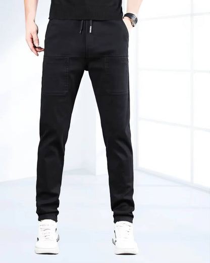 Zentrivo Men's High Stretch Cargo Pants with Pockets