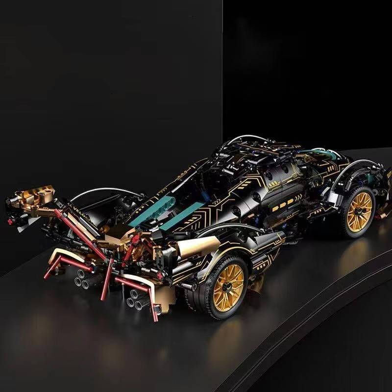 Zentrivo 1690 Piece V12 Model Car Building Block Set
