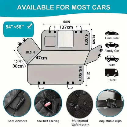Zentrivo Dog Car Seat Protector Waterproof Scratch