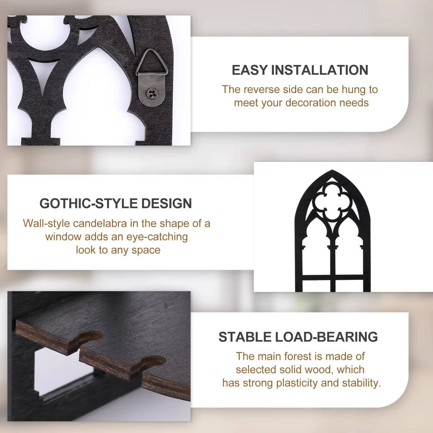 Zentrivo Gothic Wall Decor 3 Set