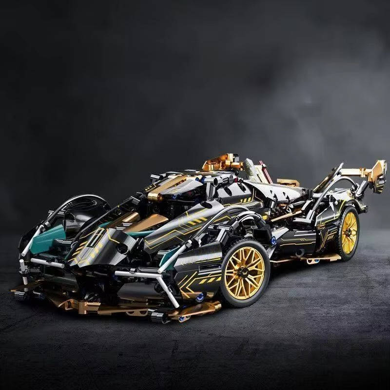 Zentrivo 1690 Piece V12 Model Car Building Block Set
