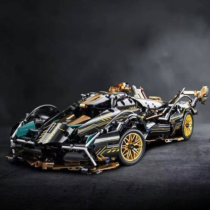 Zentrivo 1690 Piece V12 Model Car Building Block Set