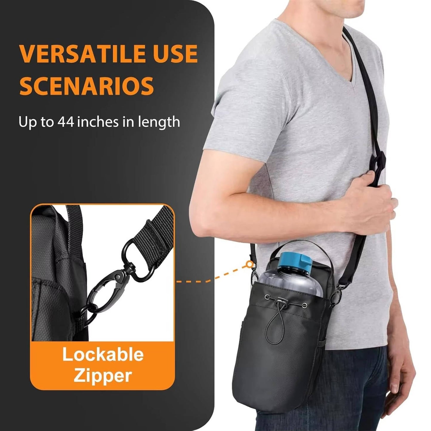 Zentrivo Small Gym Bag Versatile & Magnetic