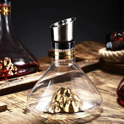 Zentrivo Crystal Glass Wine Decanter Aerator Carafe