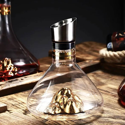 Zentrivo Crystal Glass Wine Decanter Aerator Carafe