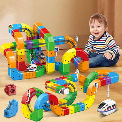 Zentrivo Magnetic Train Track Toy