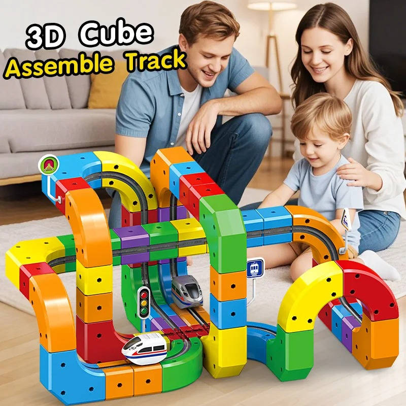 Zentrivo Magnetic Train Track Toy