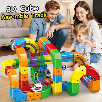 Zentrivo Magnetic Train Track Toy