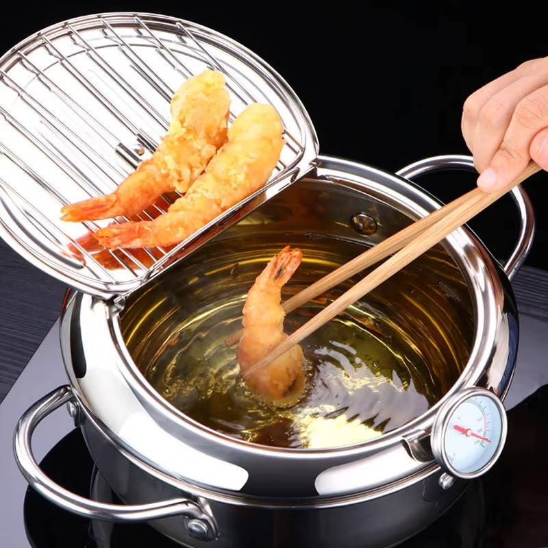 Zentrivo Japanese Deep Frying Pot