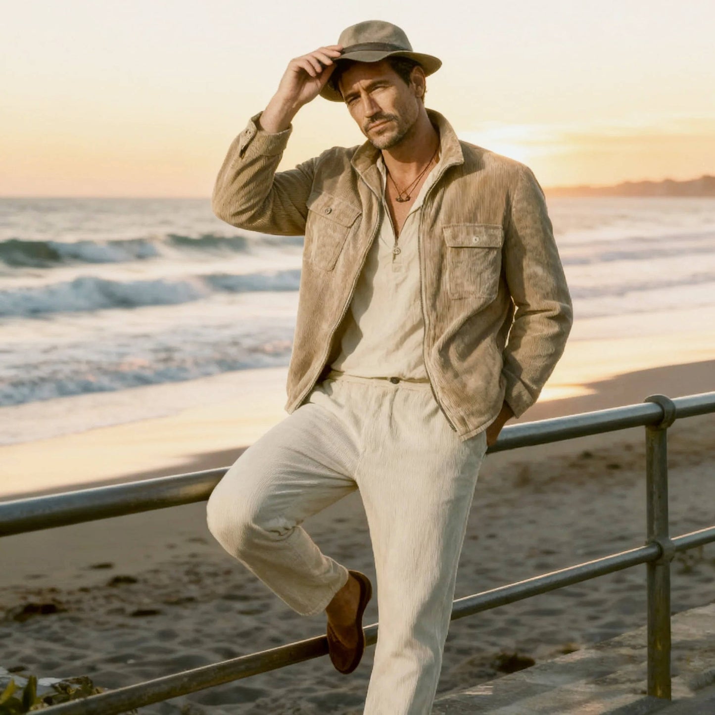 Zentrivo Men's Corduroy Jacket